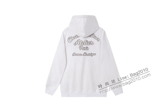 Dior專櫃迪奧2023FW新款鎖鏈刺繡連帽衛衣 男女同款 tzy3021